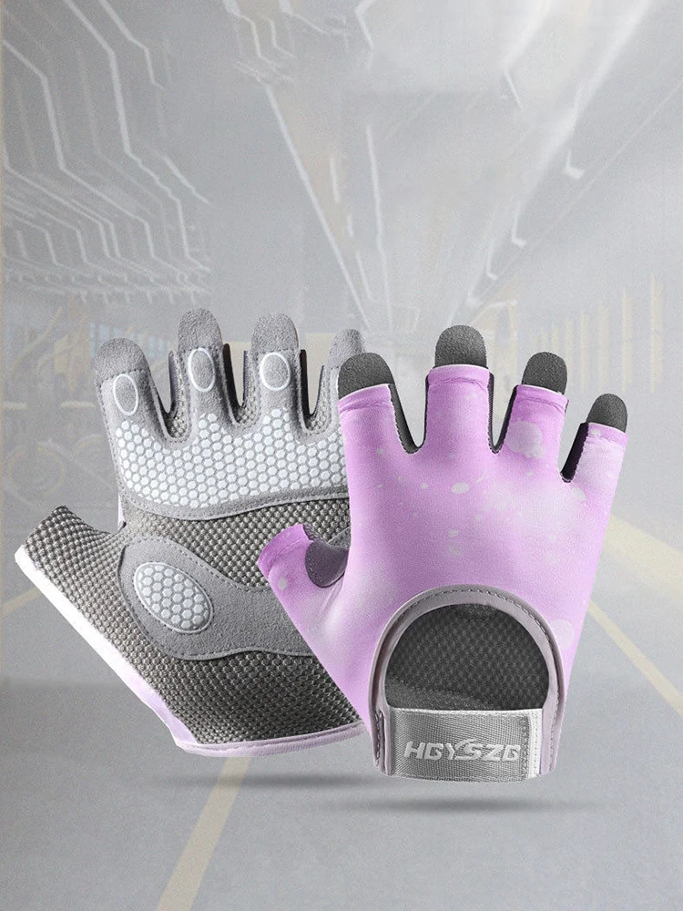 AliExpress NONE Gym Workout Men’s Fitness Gloves Cycling Women Fingerless Weightlifting Anti-Slip Anti-Callus Breathable Barbell Training Gloves
