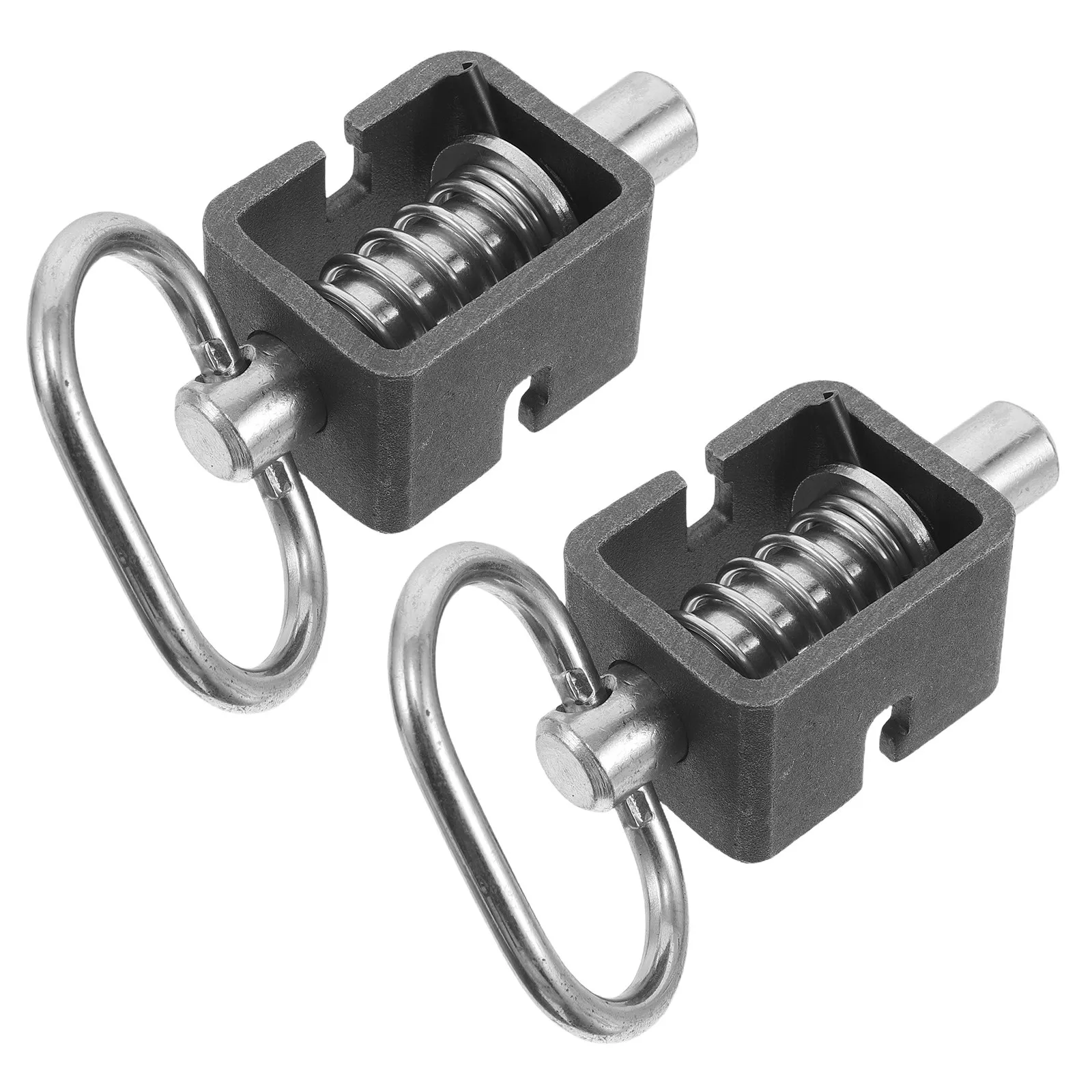 2Pcs Heavy Duty Trailer Latch For Cargo Trailer Door Fabric Weldable Stainless Steel Gate Lock Assembly Ramp Locking