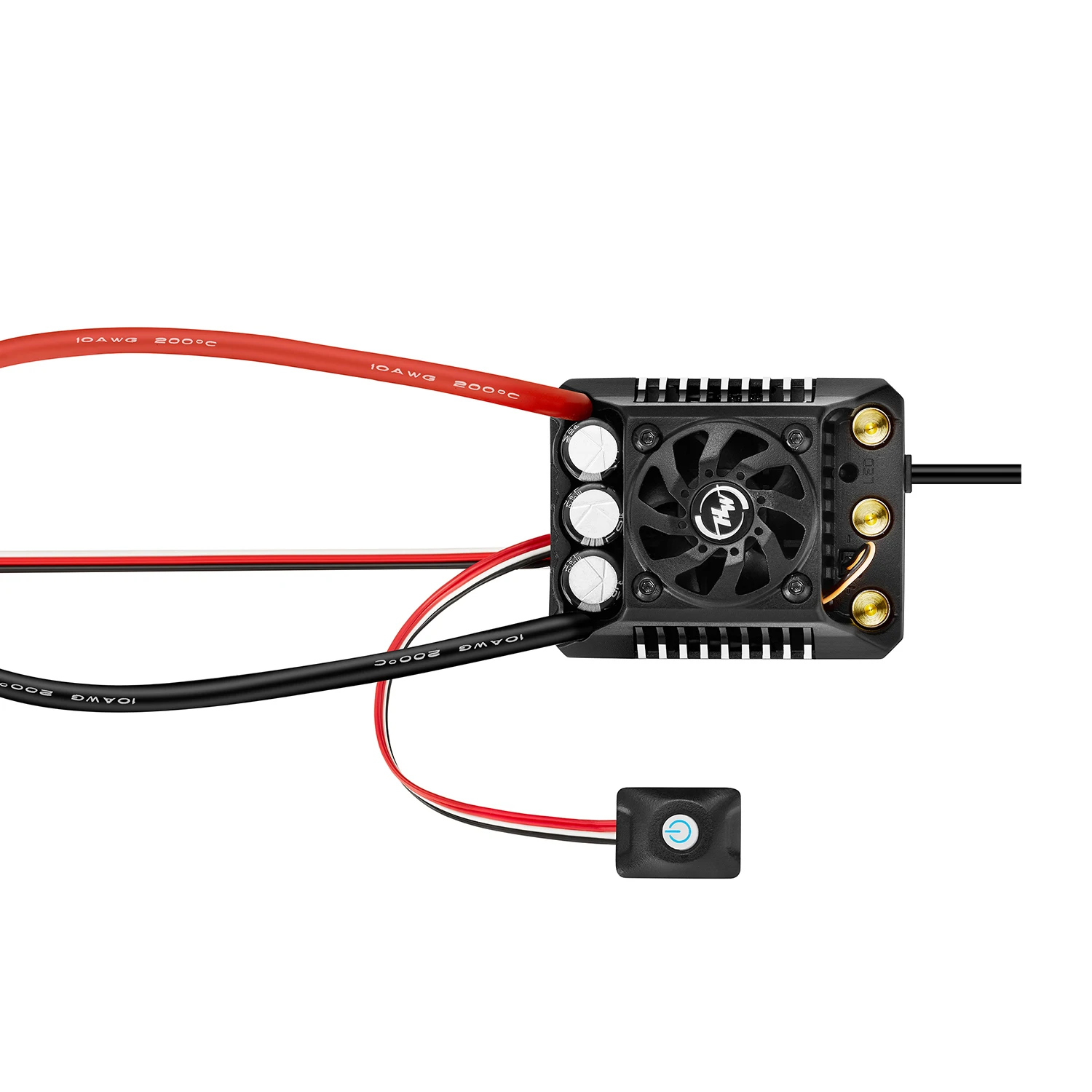 

Brushless ESC EZRUN MAX6 200A G2 200A/1200A Waterproof Output Wires 5-8.4V for Remote Control 1/6 1/7 Crawler Cars TH23159