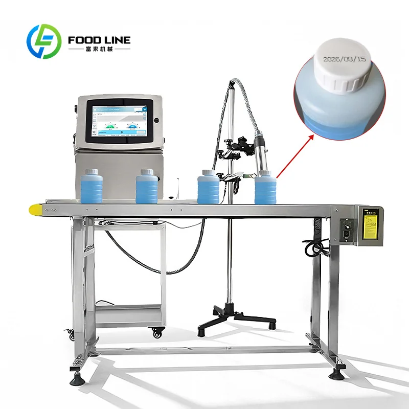 Customized Industrial Inkjet Printer for Bottle Wire Cable Marker Egg Date Coding Logo Printing Machine for Production