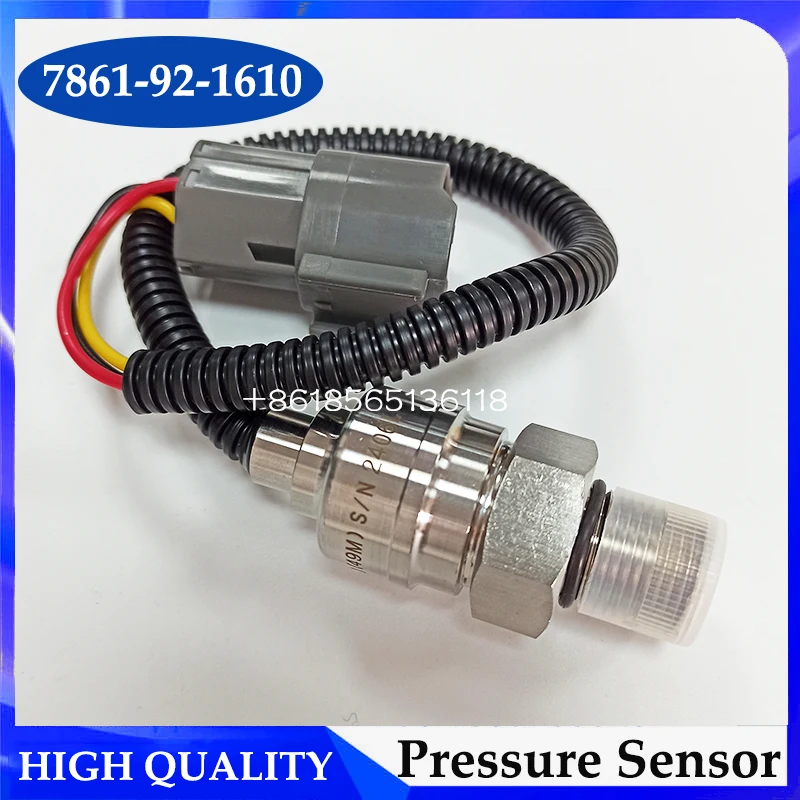 High Pressure Sensor 7861-92-1610 7861921610 for PC120-6 PC200-6 PC220-6 Excavator Construction Machinery Parts