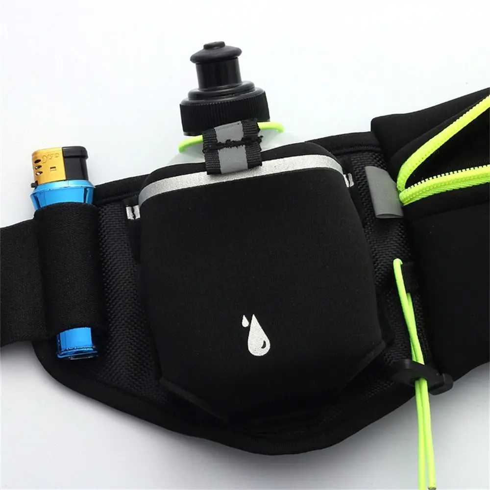 With Water Bottle Running Waist Bags Running Belt Hydration Belt Bottle Marathon Running Bag Waterproof Phone Case