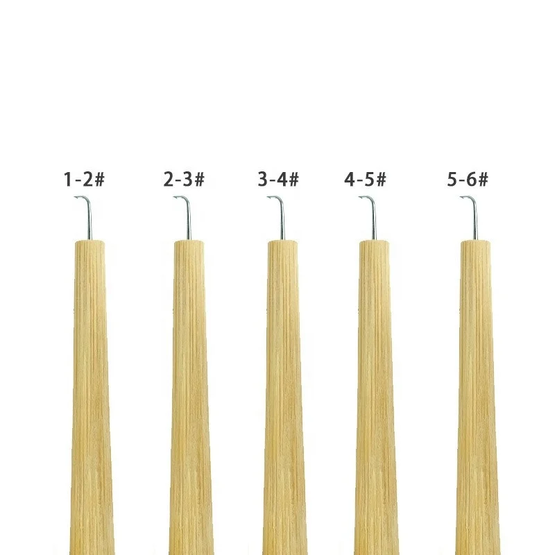 10pcs Wholesale 1-2,2-3,3-4,4-5 Ventilating Needle German Ventilating Wig Needles  Copper Ventilating Needle Hook for Making Lac