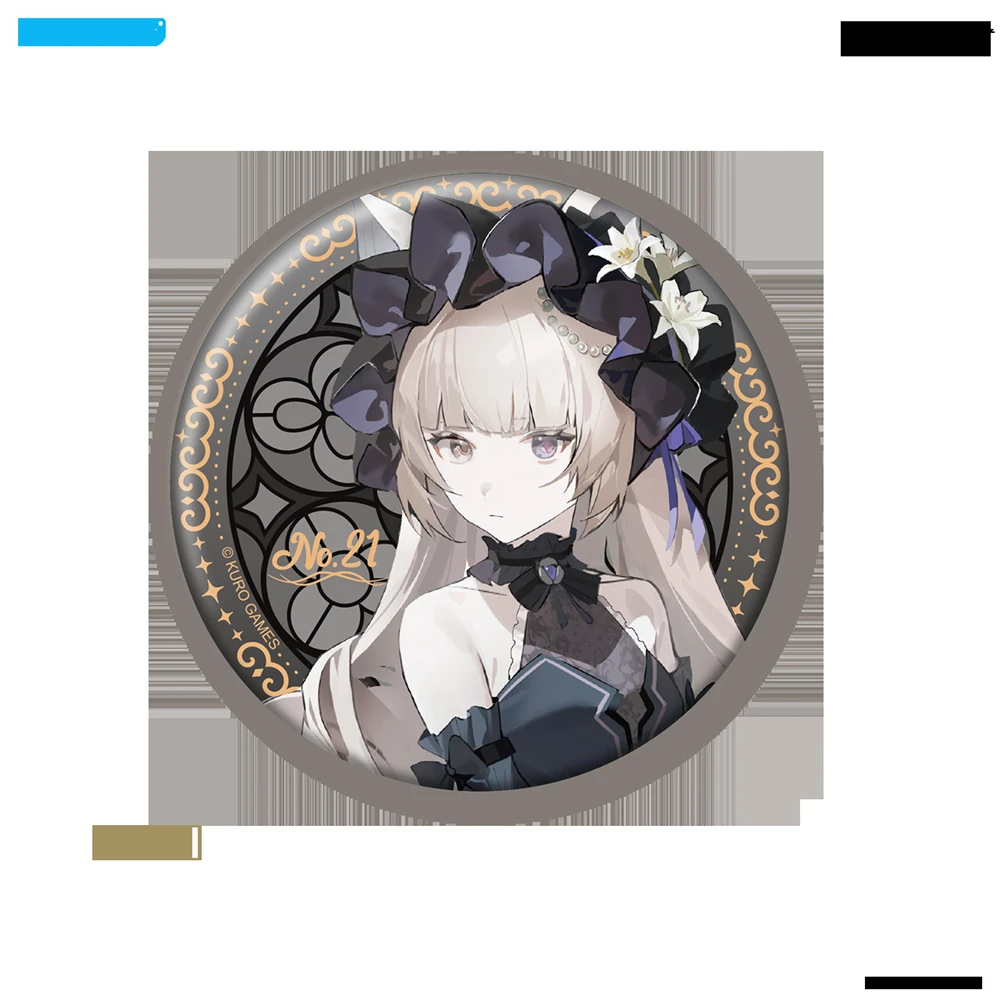 Game GRAY RAVEN PUNISHING No.21 Watanabe lamia Qu Arisa Cosplay COSTUME Badge Pin SPTE Tinplate Brooch Prop Christmas Gift