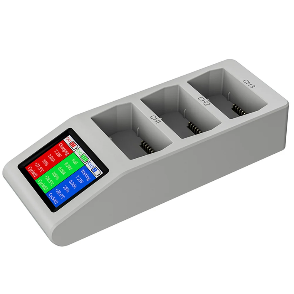 3 in 1 Battery Charging Hub Digital Display 3 Batteries Intelligent Flight Battery Charger For DJI Mini 3/3 Pro/Mini 4 Pro Drone