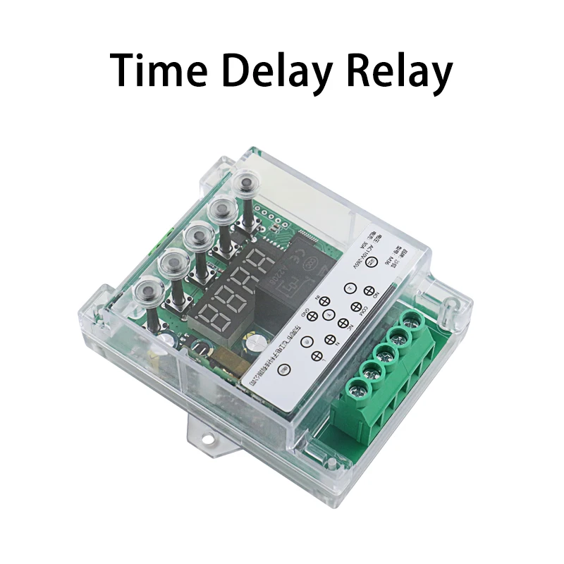 AC 220V 230V LED Digital Display Automation Delay Relay Trigger Time Circuit Timer Control Cycle Adjustable Switch Relay Module
