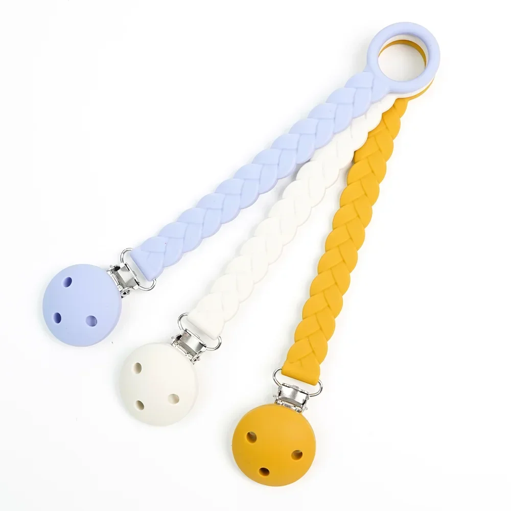 New Arrival China Baby Dummy Holder Dummy Clip Bpa Free Custom Silicone Pacifier Chain