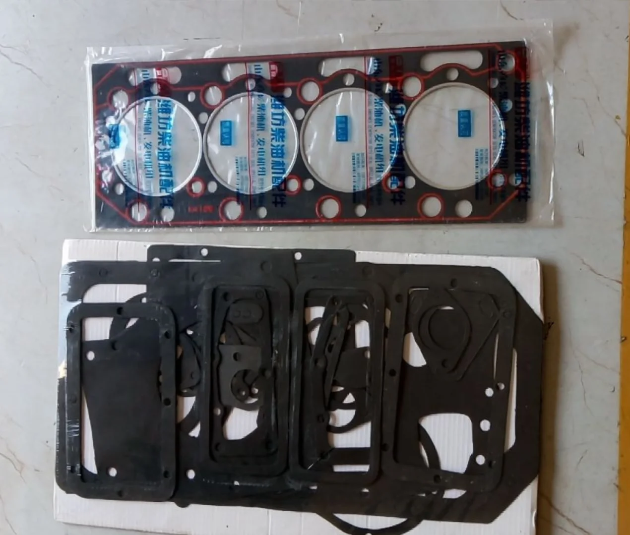 Full gasket for weifang ZH4102D ZH4102ZD ZH4102P ZH4102ZP direct injecting chamber diesel engine parts with cylinder head gasket