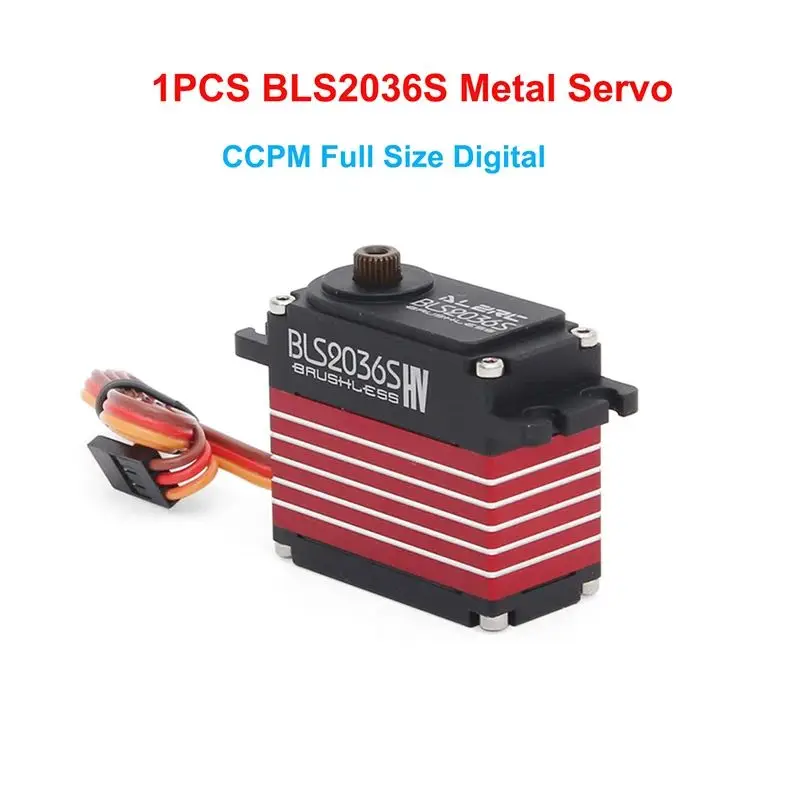 

ALZRC-RC Full Metal BLS2036S CCPM Full Size Digital Metal Servo With BLS2036T Full Size Digital Metal Locked Rudder Servo