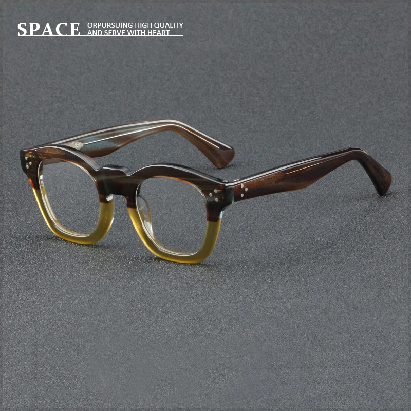 

1127 Pure acetate Man glasses frames High quality simple optical eyewear Reading glasses woman Fashion personalized eye glasses