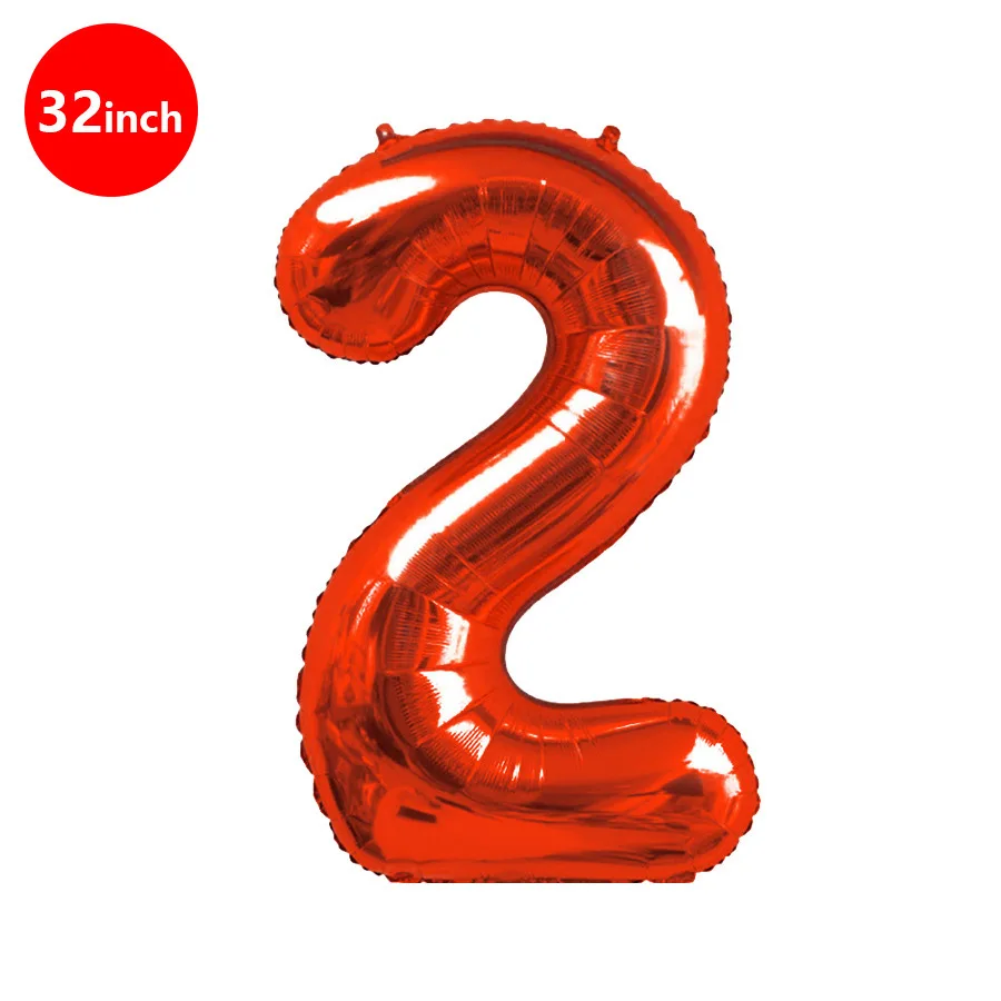 1 Stück 32 Zoll Rot-Schwarzer Aluminium Digitalballon Geburtstagszahl 012345789 Dekorationsballons für Fotografie – Detail 6