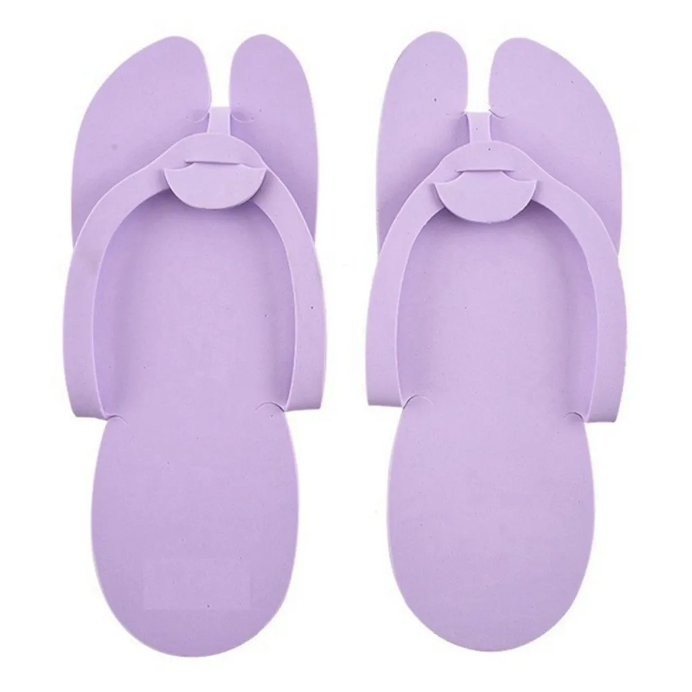 Lightweight Disposable EVA Flip Flops Pool Outdoor Non Slip Thong Sandals Flat Sole Shower Single Use Pedicure Sandals