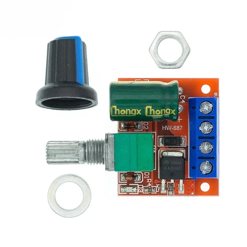 5A 90W PWM 12V DC Motor Speed Controller Module DC-DC 4.5V-35V Adjustable Speed Regulator Control Governor Switch 24V