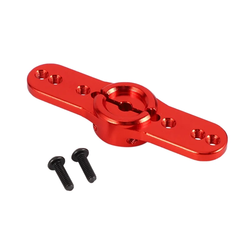 AS96-2X Servo bocina de Metal 15T brazo Servo de dirección de 15 dientes para coche de escalada 1/5 RC gasolina/electricidad rojo