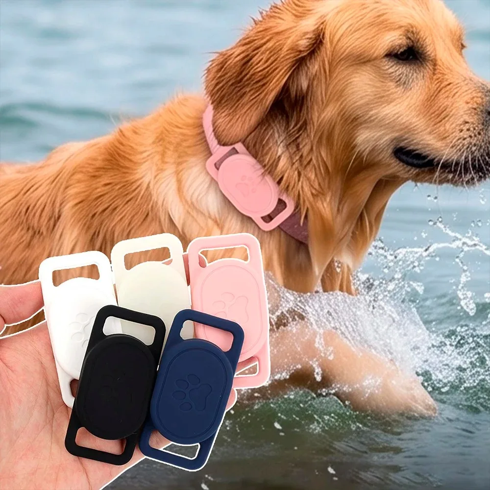 1Pack Pet Dog Collar Holder for Xiaomi Tag Protector Case Lightweight for Xiaomi Tag Waterproof Silicone Case for Pet Cat Collar