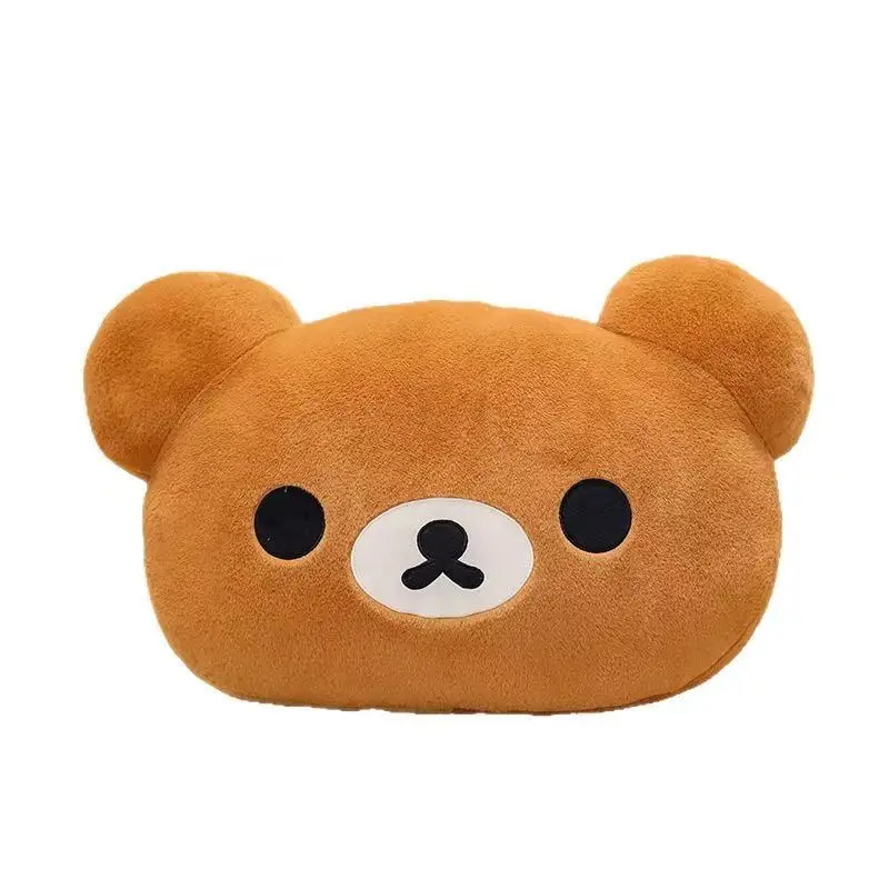 لطيف Rilakkuma أفخم وسادة اليد الدافئة الكرتون الدب Peluche دمية محشوة وسادة مريحة هدية عيد ميلاد #6