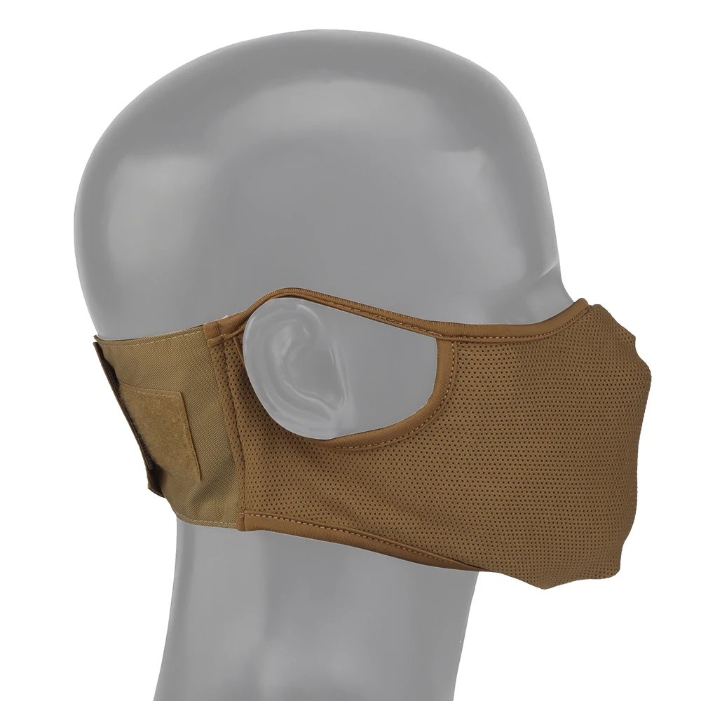 Shooting Mask Tactical Balaclava Mask Military Shooting Training Windproof Mask Half Mask Hunting Hiking Shooting Scarf