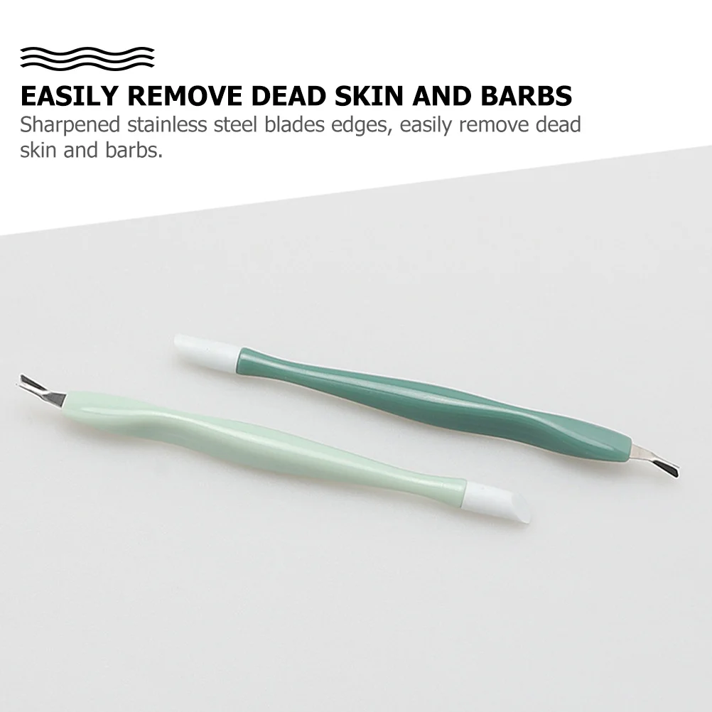 

Набор из 30 портативных инструментов для удаления омертвевшей кожи и кутикулы: быстрый, безопасный скребок-вилка для ногтей