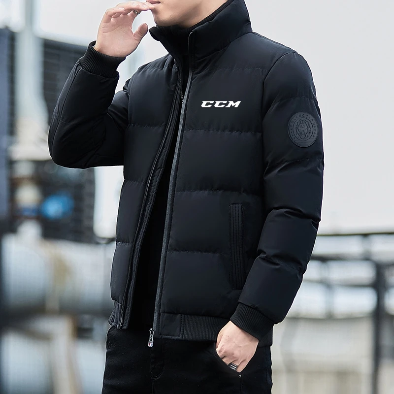 Winter casual fashionable warm version men's thick CCM men's winter warm slim fit version thick bubble coat casual jacket jacket