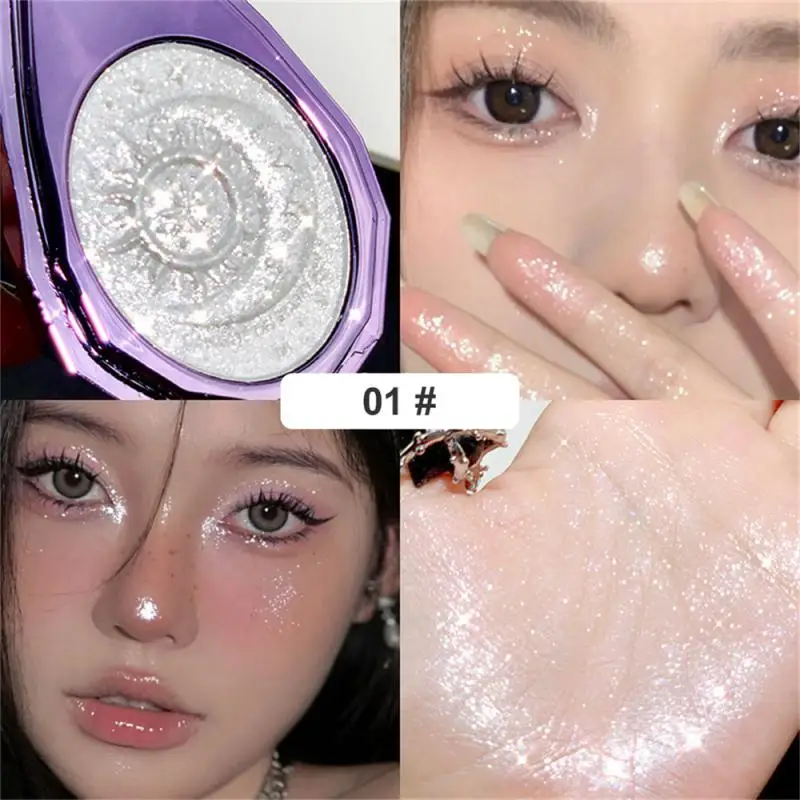 Diamond Glitter Highlighter Maquiagem Gel, Purê de Batatas, Rosto e Corpo Brilham, Contorno Natural