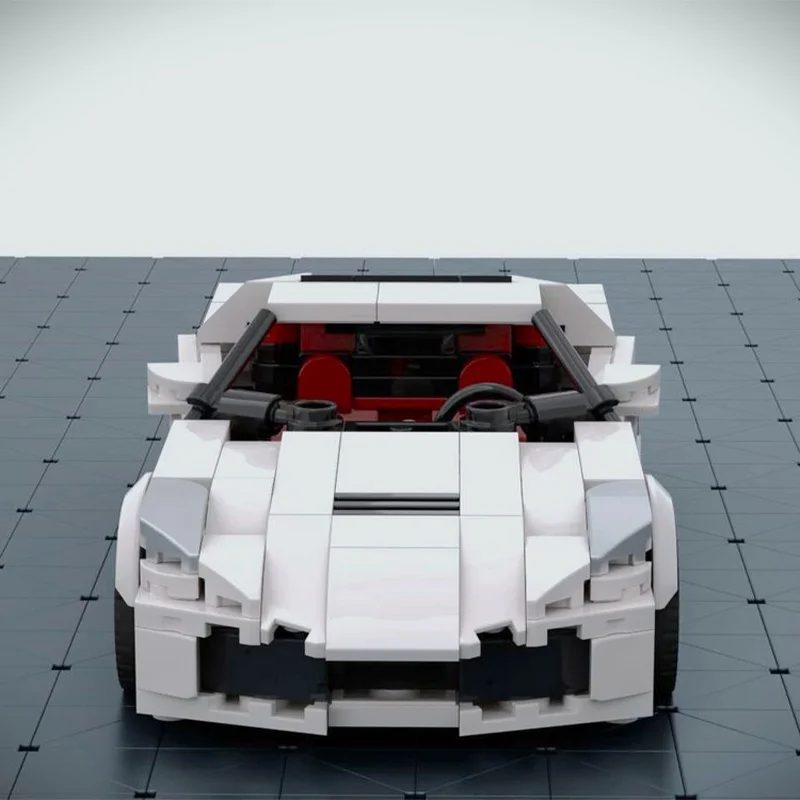 329 قطعة MOC شيفروليه كورفيت ستينغراي نموذج بناء هدايا عيد الميلاد كتل لعبة العمارة تجميع لتقوم بها بنفسك عيد ميلاد الإبداعية #3