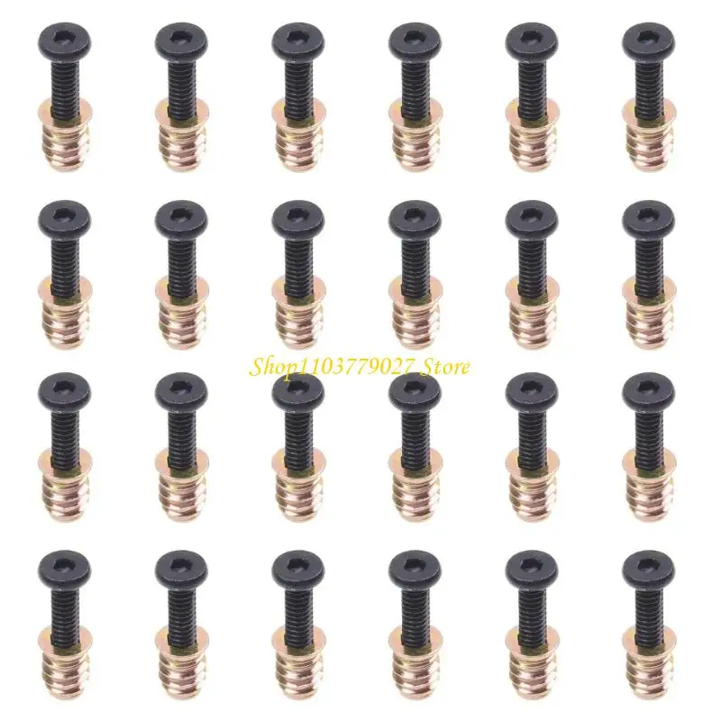 C4DF Durability Furniture Screws Bolts Fasteners Including Wrenches Drill Bit