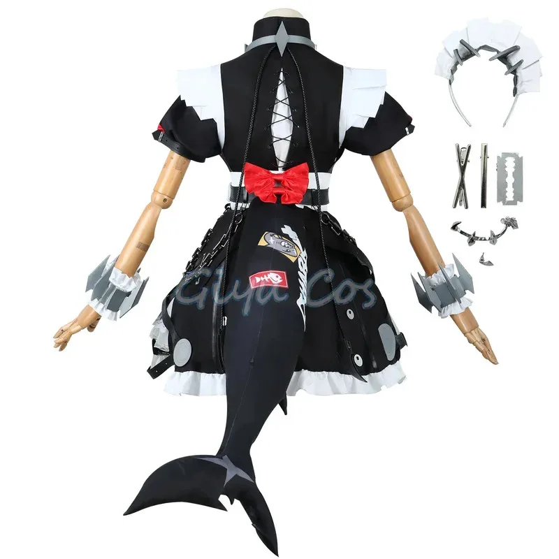 Ellen Joe Zenless Zone Zero-Disfraz de uniforme, peluca de Anime, disfraces de fiesta de Halloween, juego de mascarada para mujer