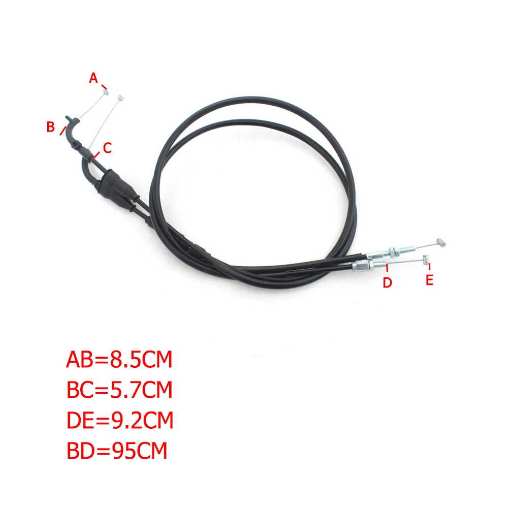 For Yamaha TTR250 TT350 XT250 XT350 TW200 Trailway 1984-2006 Motorcycle Parts Throttle Cable Steel Wire Lines Accelerator Cable