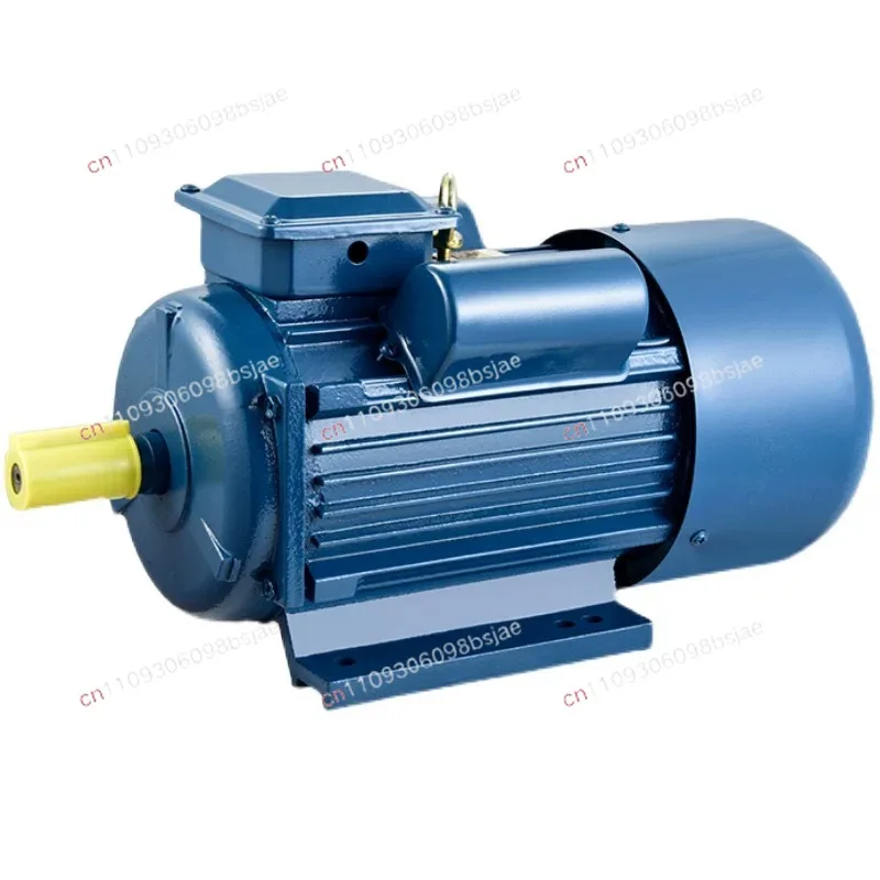 Single phase asynchronous motor 220V two phase 0.75/1 1/1.5/2.2/3 KW high speed copper wire single phase motor