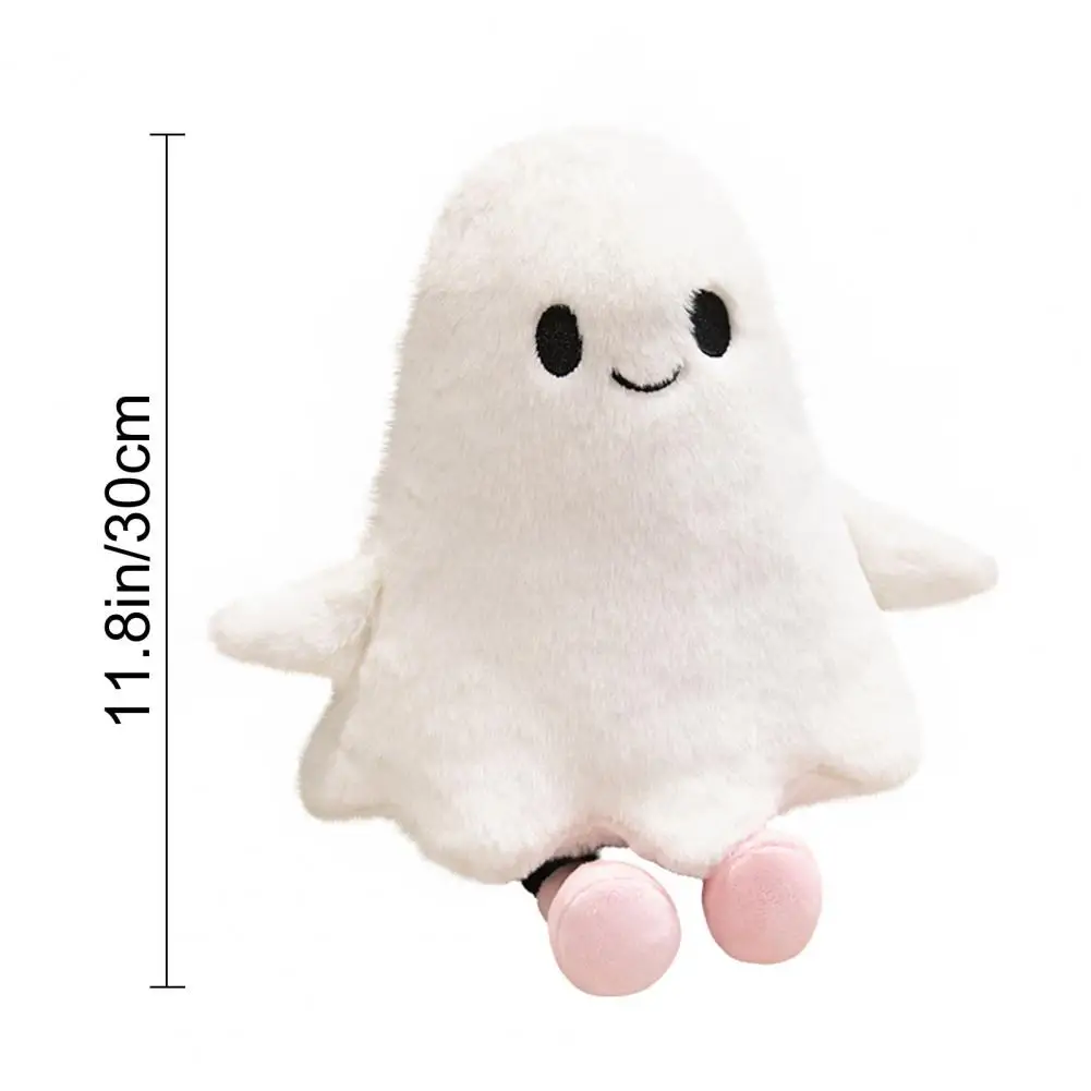 Neueste Halloween Rosa Geisterpuppe Gefülltes Plüschtier Handgemachte Puppe Cartoon Anime Niedliches Geburtstagsgeschenk für Freunde Lustiges Plüschtier