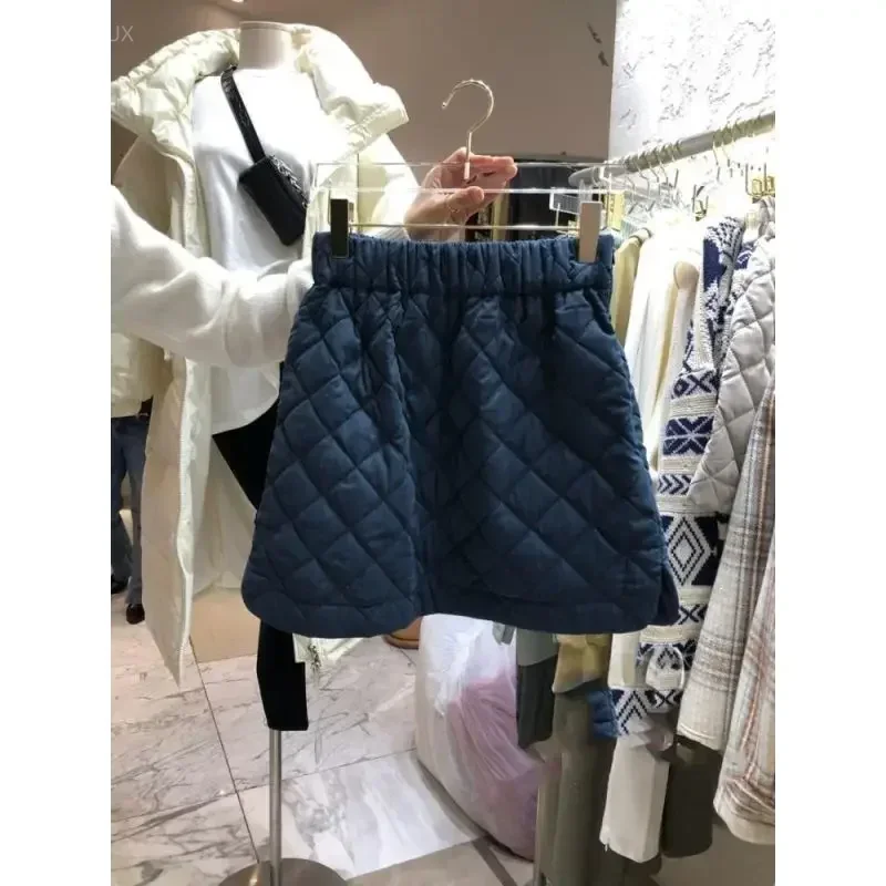 Korean Mini Skirt Elastic Waist Solid Color Split Jupe 2026 Faldas Mujer De Moda Thicked Casual Bodycon Y2k Skirts Vintage Saia