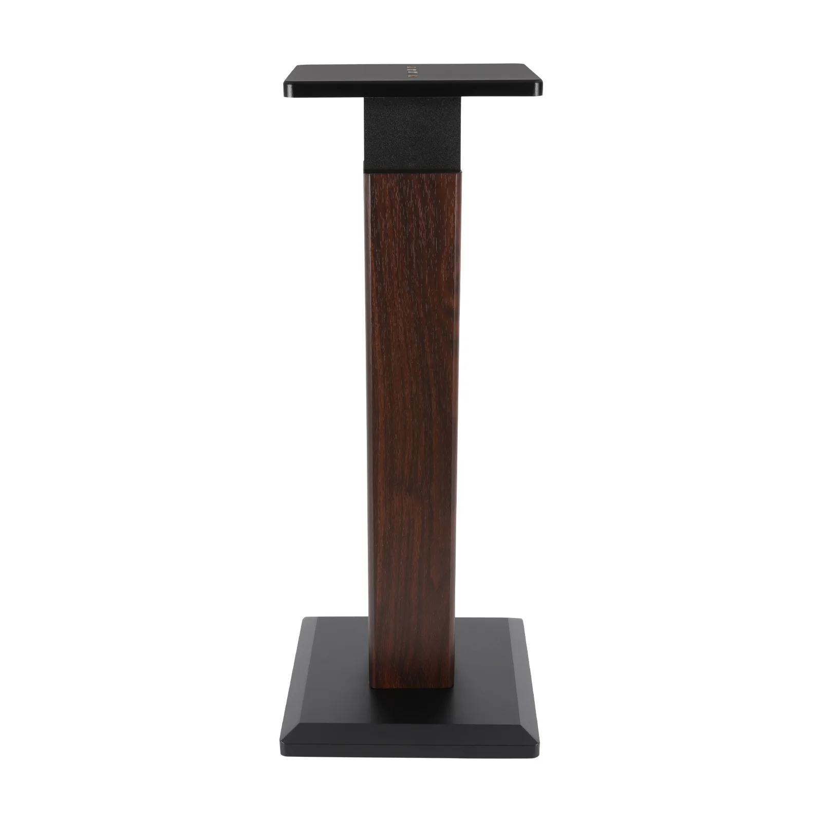 Paar Lautsprecherständer aus MDF mit Furnier-Finish, modernes minimalistisches Design, 65-85 cm, höhenverstellbar, jedes Stativ trägt bis zu 30 kg, vergrößerte, dicke, stabile Basis, rutschfeste
