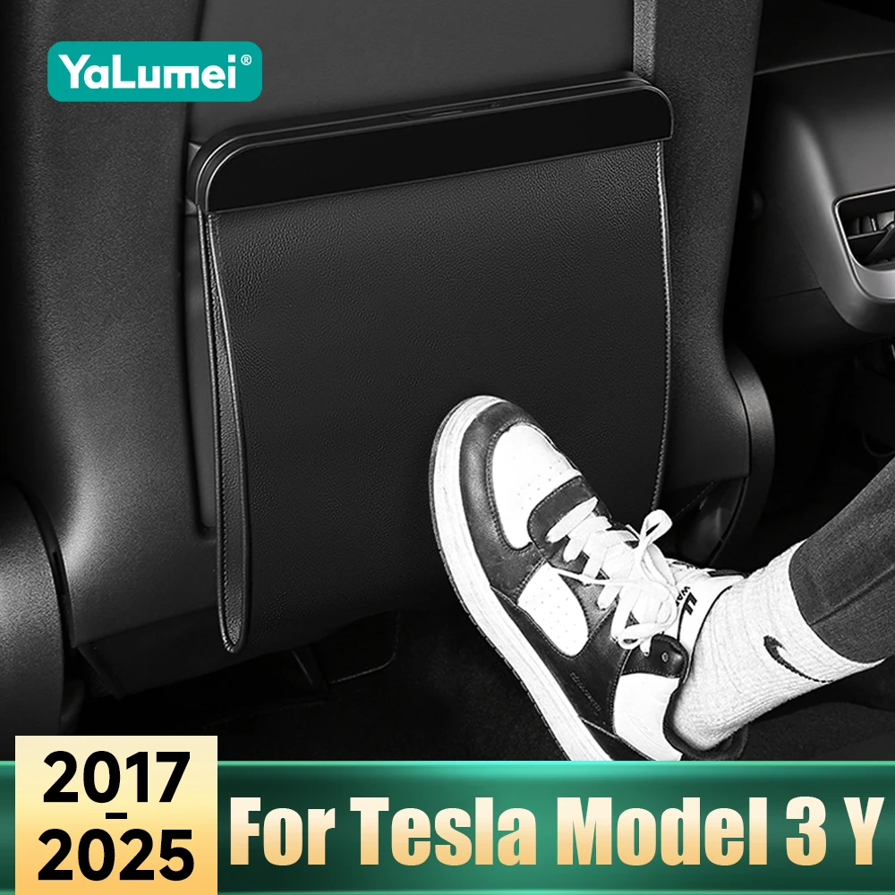 Für Tesla Modell 3 Y 2017-2019 2020 2021 2022 2023 2024 2025 Auto Müll Müll magnetische Absorption Tasche Sitz Zurück Hängende Lagerung