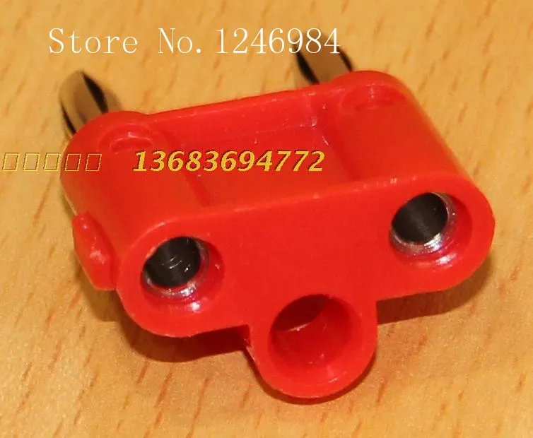 [SA] 4 مللي متر مزدوج الموز التوصيل اختبار رئيس أحمر أسود موصل الطاقة محول نوع A-10101--100 قطعة/الوحدة