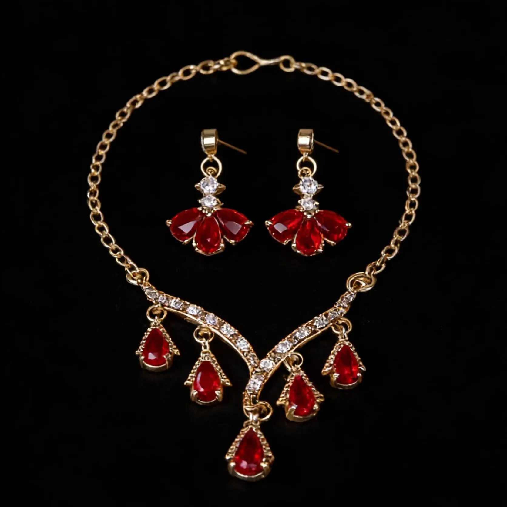 Accesorios para muñecas de 30cm/joyería para muñecas, collar de piedra de circón de metal, pendientes, corona para muñeca Xinyi Fr2 ST BJD OB BB 1/6