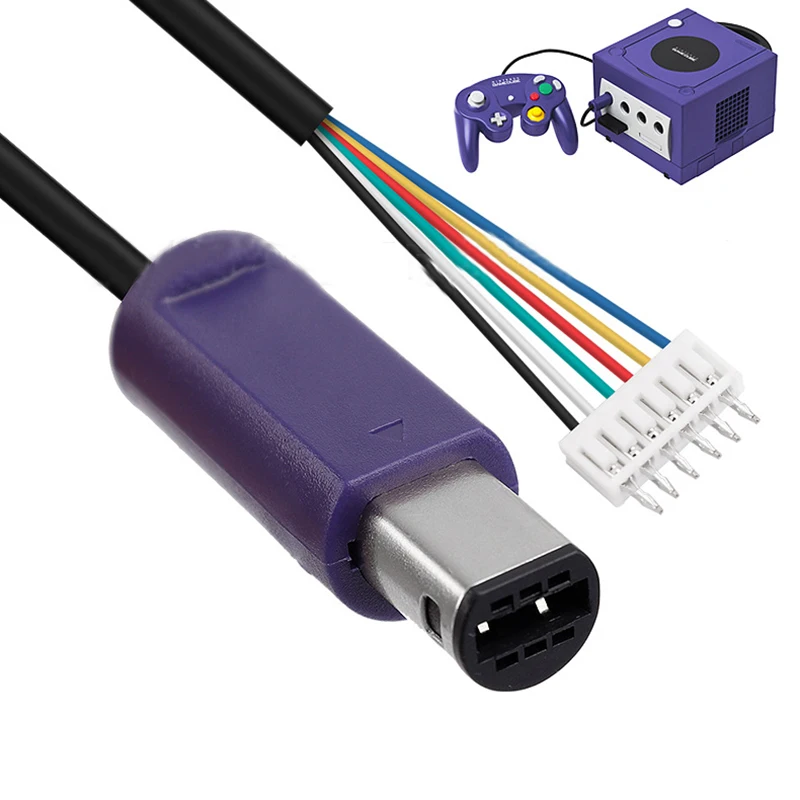 for NGC Gamepad Cable For Nintendo Game Console Wire for Game Cube Handle Extend Line Replacement Cord