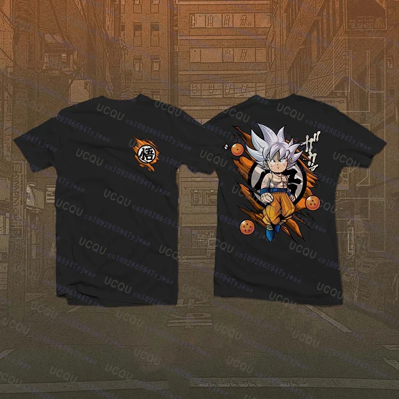 Goku Dragon Balls Anime t-shirts hommes/femmes surdimensionné décontracté coton t-shirt Harajuku Streetwear Y2k unisexe Cosplay t-shirt à manches courtes