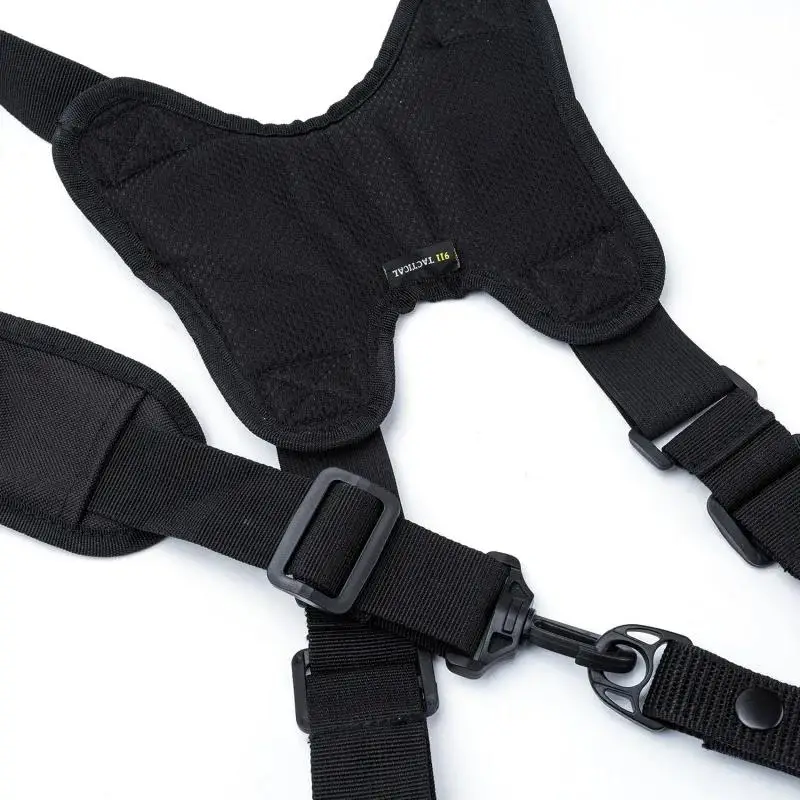 Suspensórios tipo H ajustáveis ao ar livre Multi-função Cinto de serviço tático Equipamento Harness Strape de combate