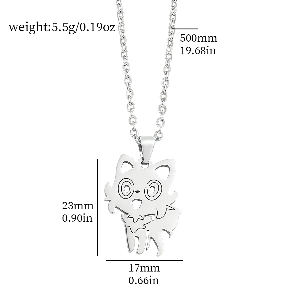 مجموعة قلادة على شكل حيوانات غريب الأطوار - قلادة على شكل قطة/كلب/ديناصور، هدية مجوهرات مرحة للبالغين، إكسسوارات لطيفة لمحبي الحيوانات الأليفة