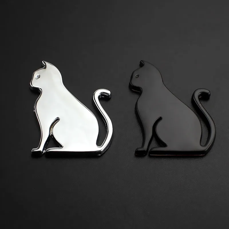 

3D Metal Car Sticker - Metal Cat Adhesive Badge Emblem for Universal Cars Motor Bikes & Decoration Car Accessories