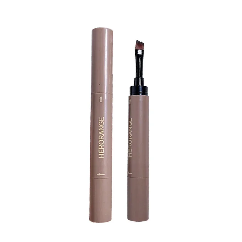 4 สี Natural Smooth Eyebrow Gel ครีมปากกาแต่งหน้ากันน้ําอายไลเนอร์ยาวนานโกหก Silkworm Shadow Tint พร้อมแปรงเขียนคิ้ว