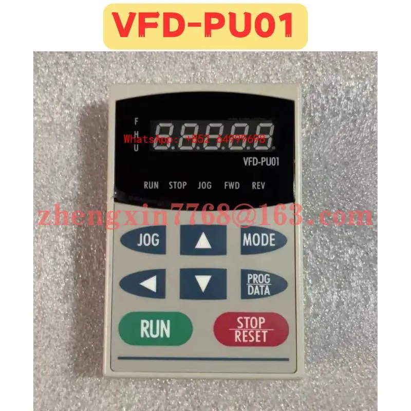 Used Frequency Converter Panel VFD-PU01 VFD PU01 Normal Function Tested OK