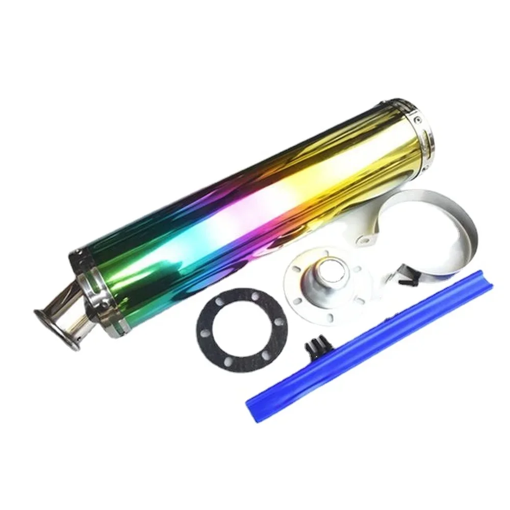 

For Sword for Suzuki Yamaha motorcycle exhaust pipe modified exhaust muffler exhaust chimney straight round mouth 125/150