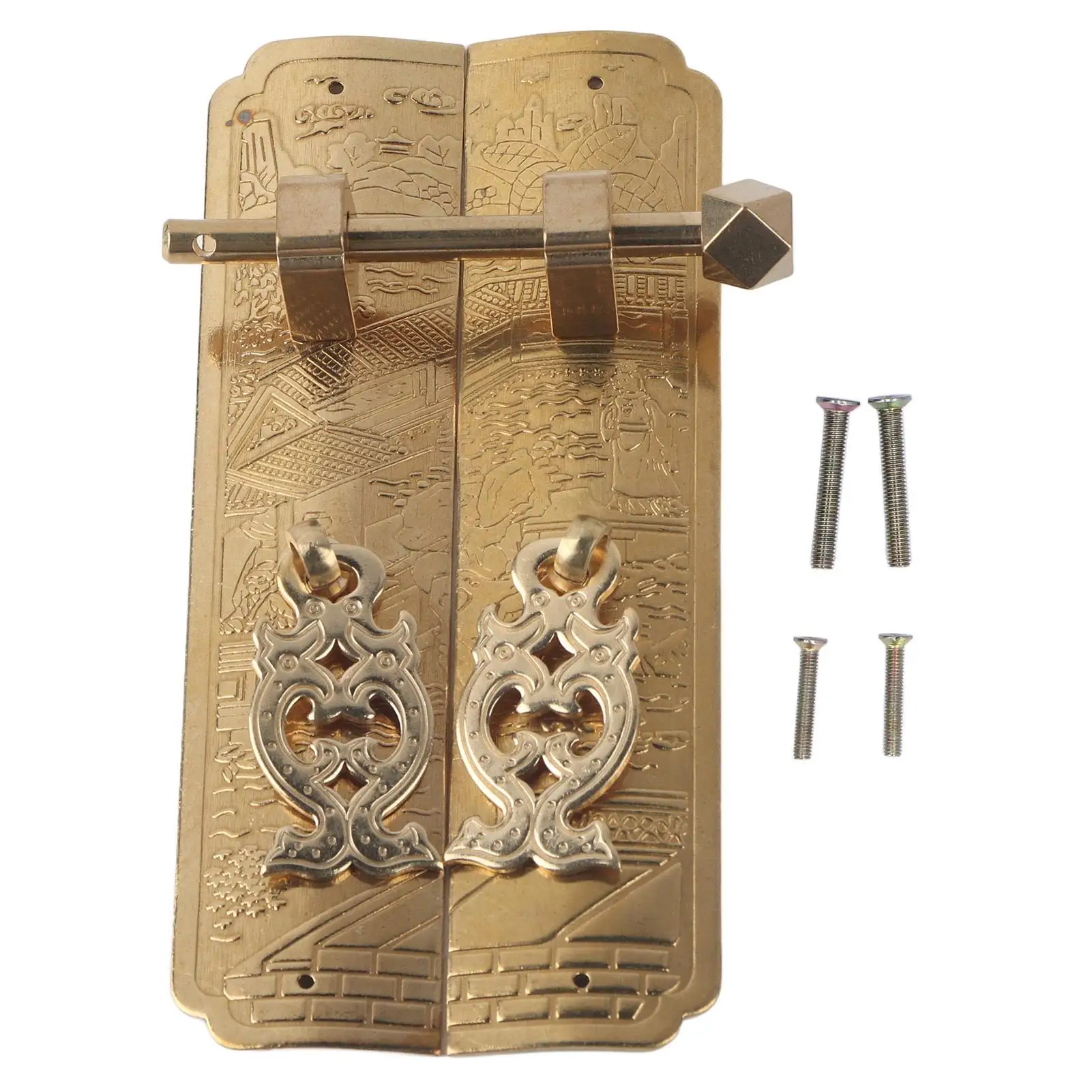 Chinese Decorative Door Pull Plate - Practical Cabinet Faceplate for dressers & for wardrobes