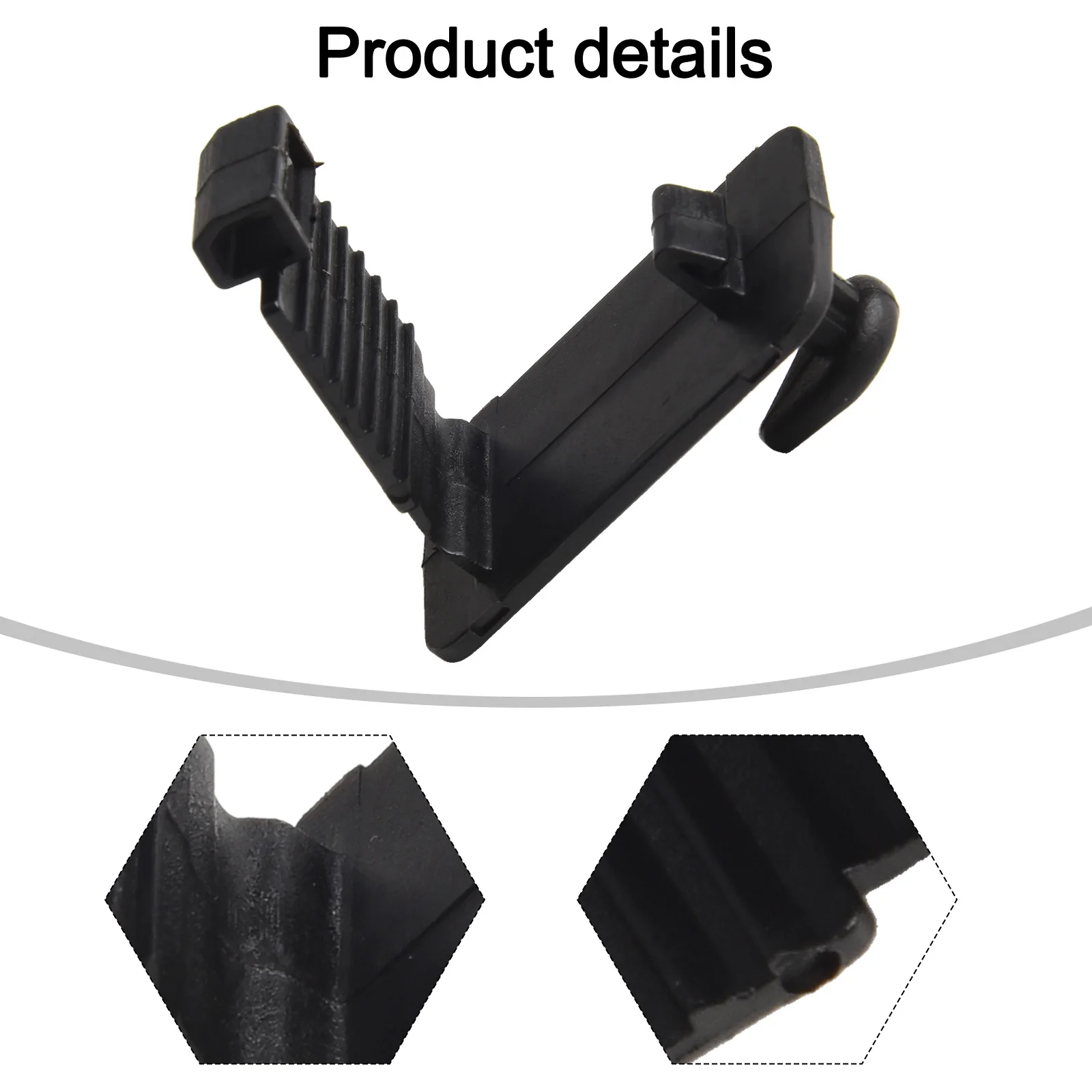 Plastic Hook Driver Hook Clip As Shown 1W6Z-76130A83-AA Direct Fitment Easy Installation Replacement For Damaged Clips