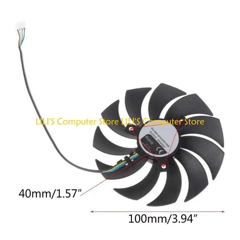 A52B GPU Cooler Fan voor Zotac RTX3070 LHR 8GB VGA Fan Graphics Card Cooling 4Pin 12V