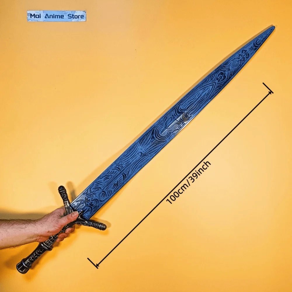 40 pouces PU Eldehn Katana Anime Cosplay accessoire Original samouraï sabre plastique glace bleu épée Ninja couteau taille réelle non pointu jouet cadeau