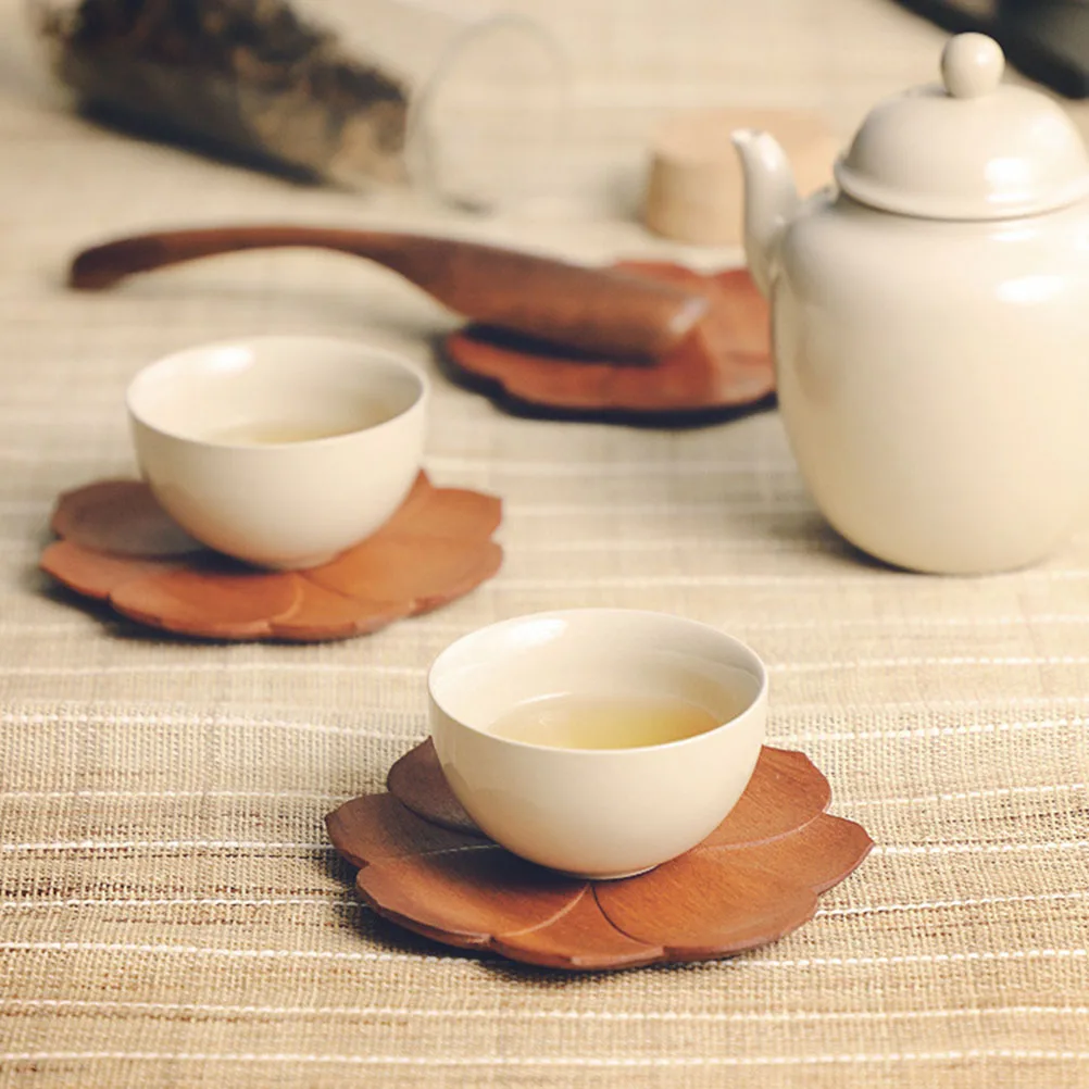 

Flower Shaped Coasters Premium Tableware Creative Table Mats Drink Mat Long Lasting Protection Mats For Table Protection