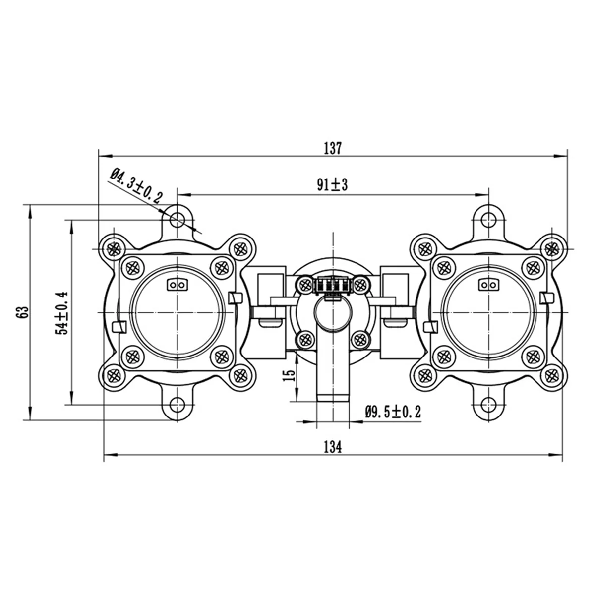 Nuova elettrovalvola per WC intelligente Accessori per WC Valvola a impulsi Valvola di scarico per coperchio per WC bistabile