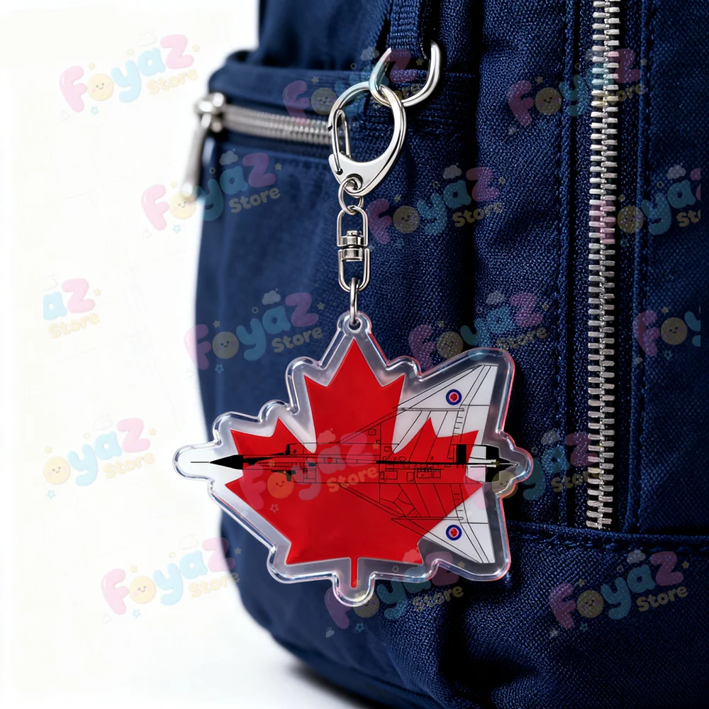 كندا أفرو السهم المفاتيح للملحقات Cf 105 Rcaf التصحيح إد السهام القتالية الطائرات Keyrings سلسلة مفاتيح المشجعين الهدايا #3